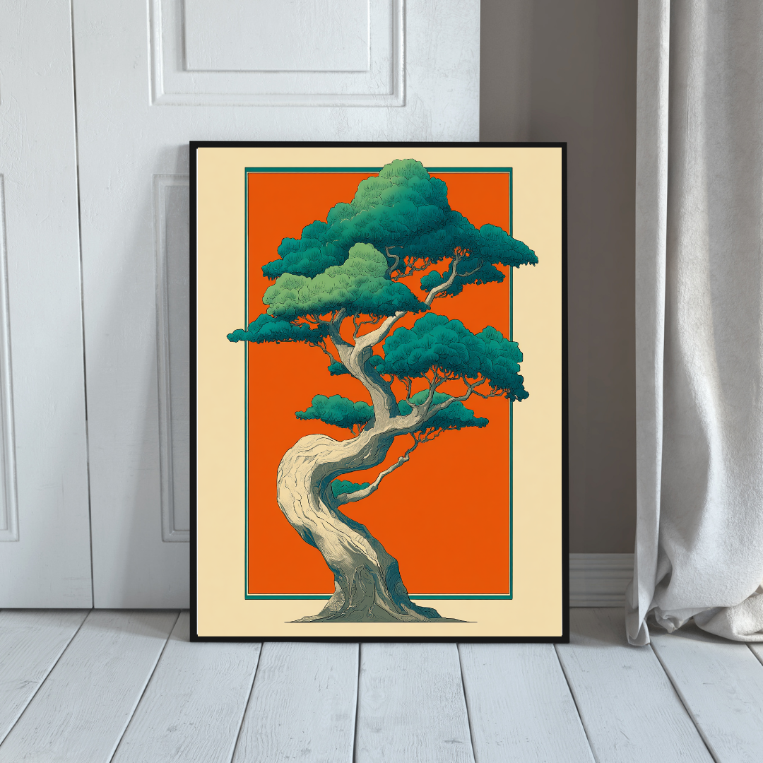 Japansk Plakat 167 – Træets Stille Styrke