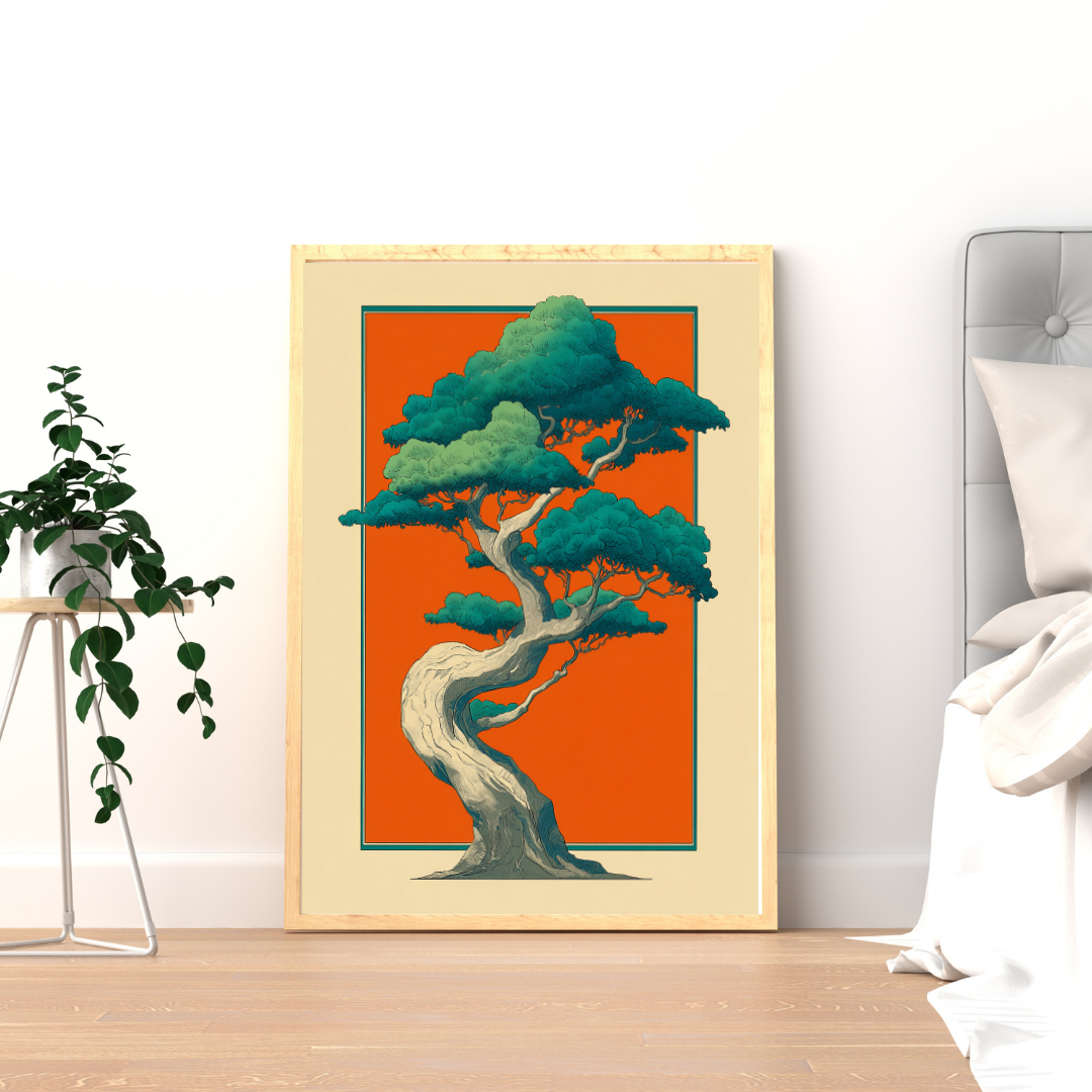 Japansk Plakat 167 – Træets Stille Styrke