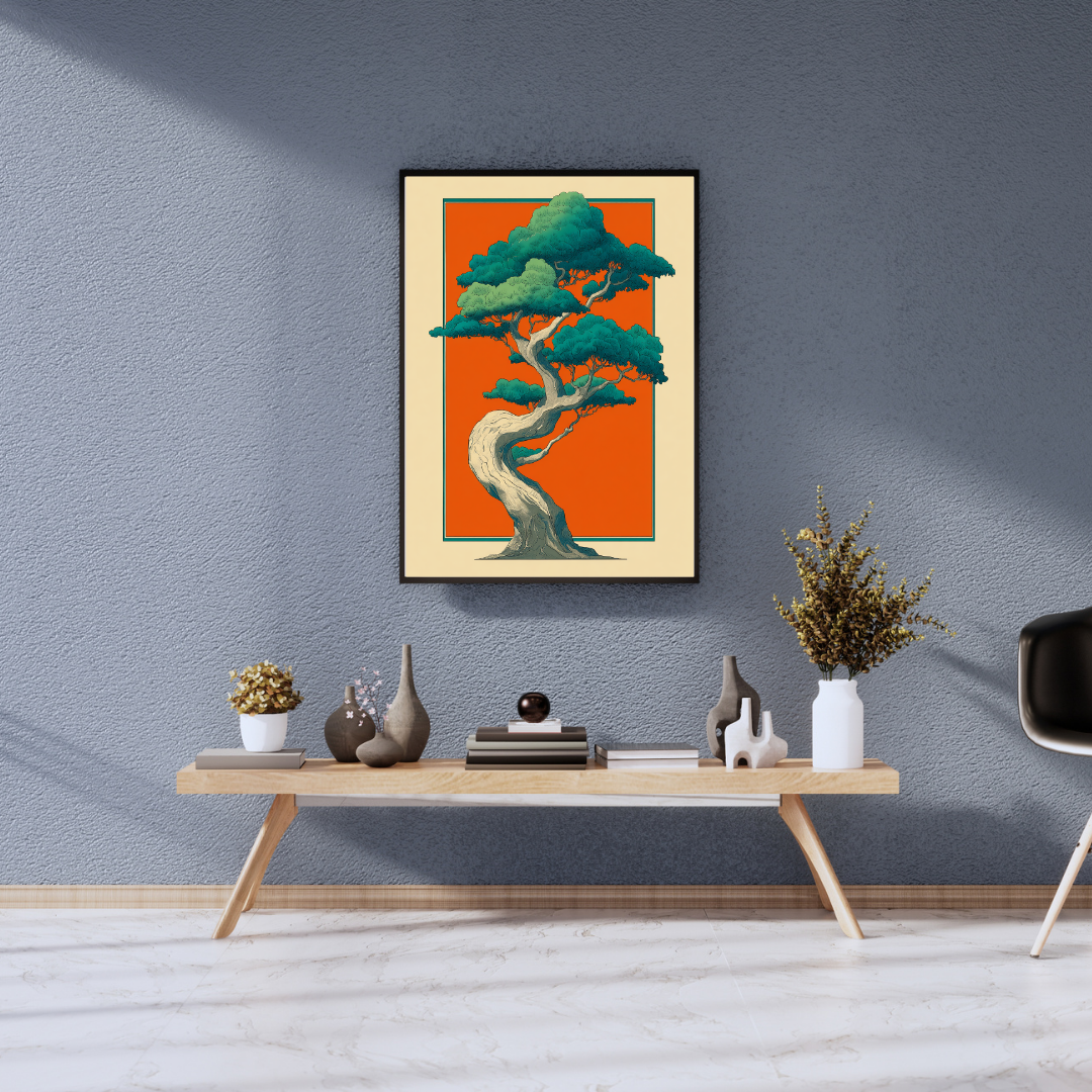 Japansk Plakat 167 – Træets Stille Styrke