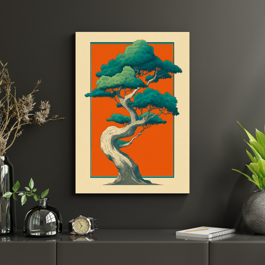 Japansk Plakat 167 – Træets Stille Styrke