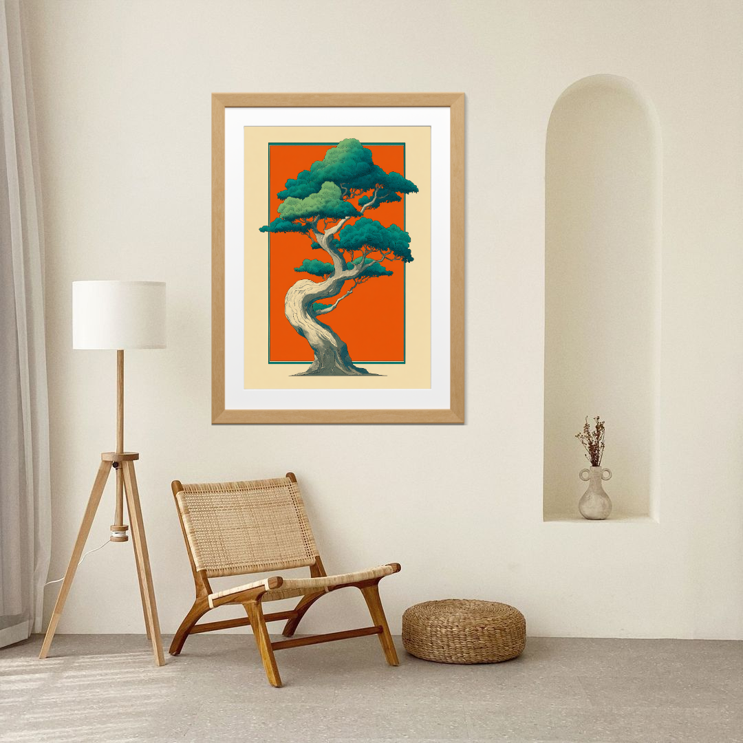 Japansk Plakat 167 – Træets Stille Styrke