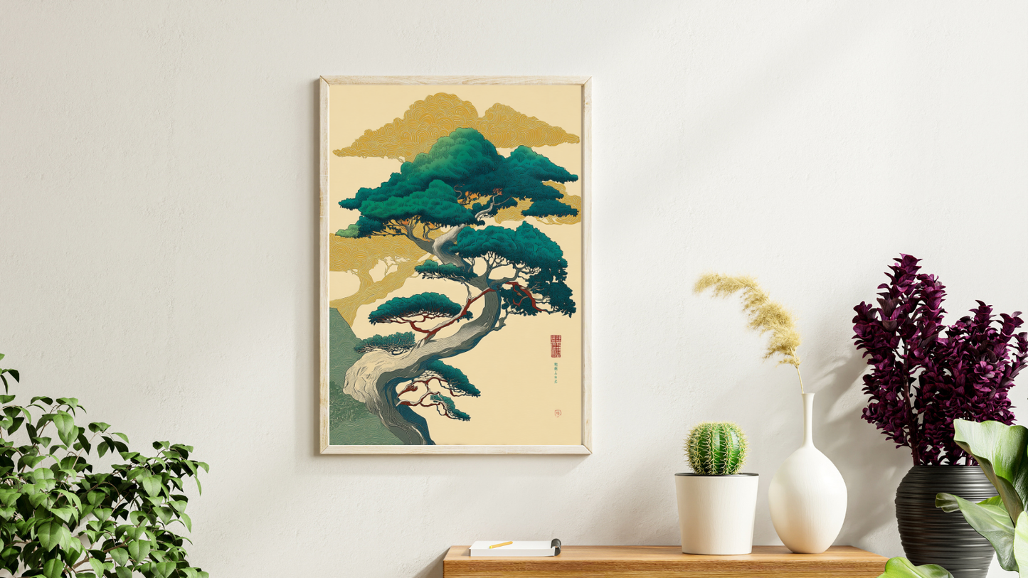 Japansk Plakat 175 – Himmeltræets Ro