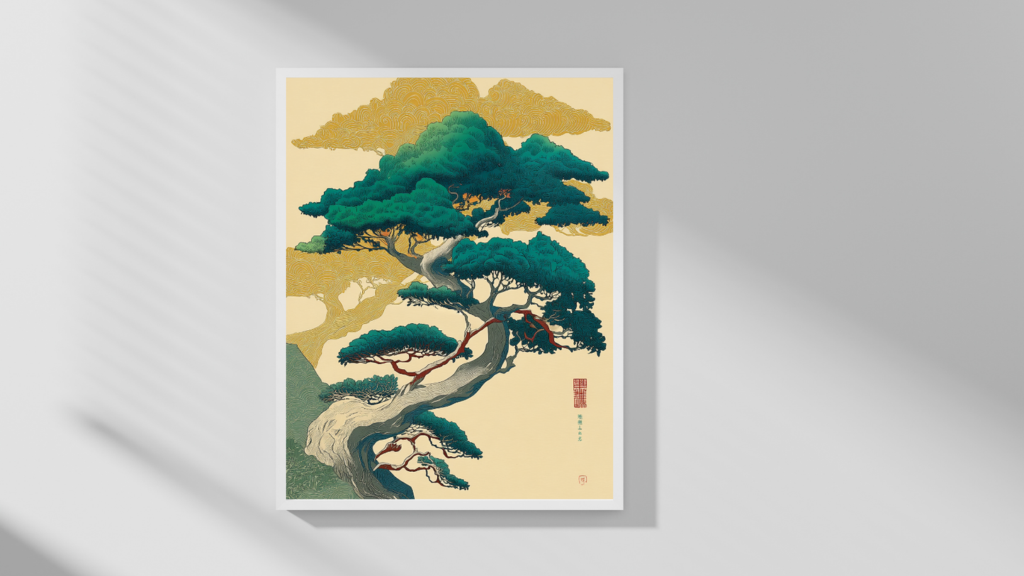 Japansk Plakat 175 – Himmeltræets Ro