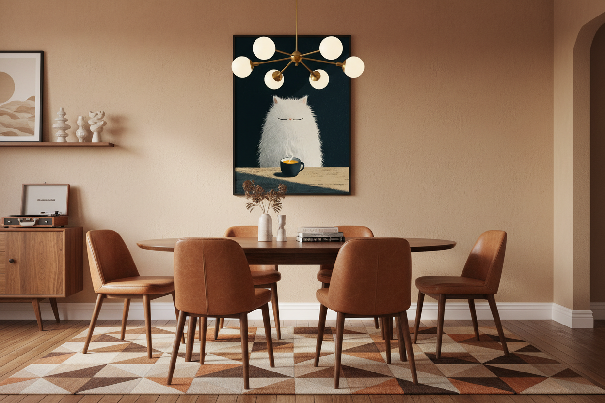 Kaffe Plakat 103 i spisestue