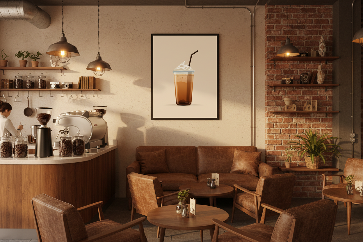 Kaffe Plakat 110 i cafe