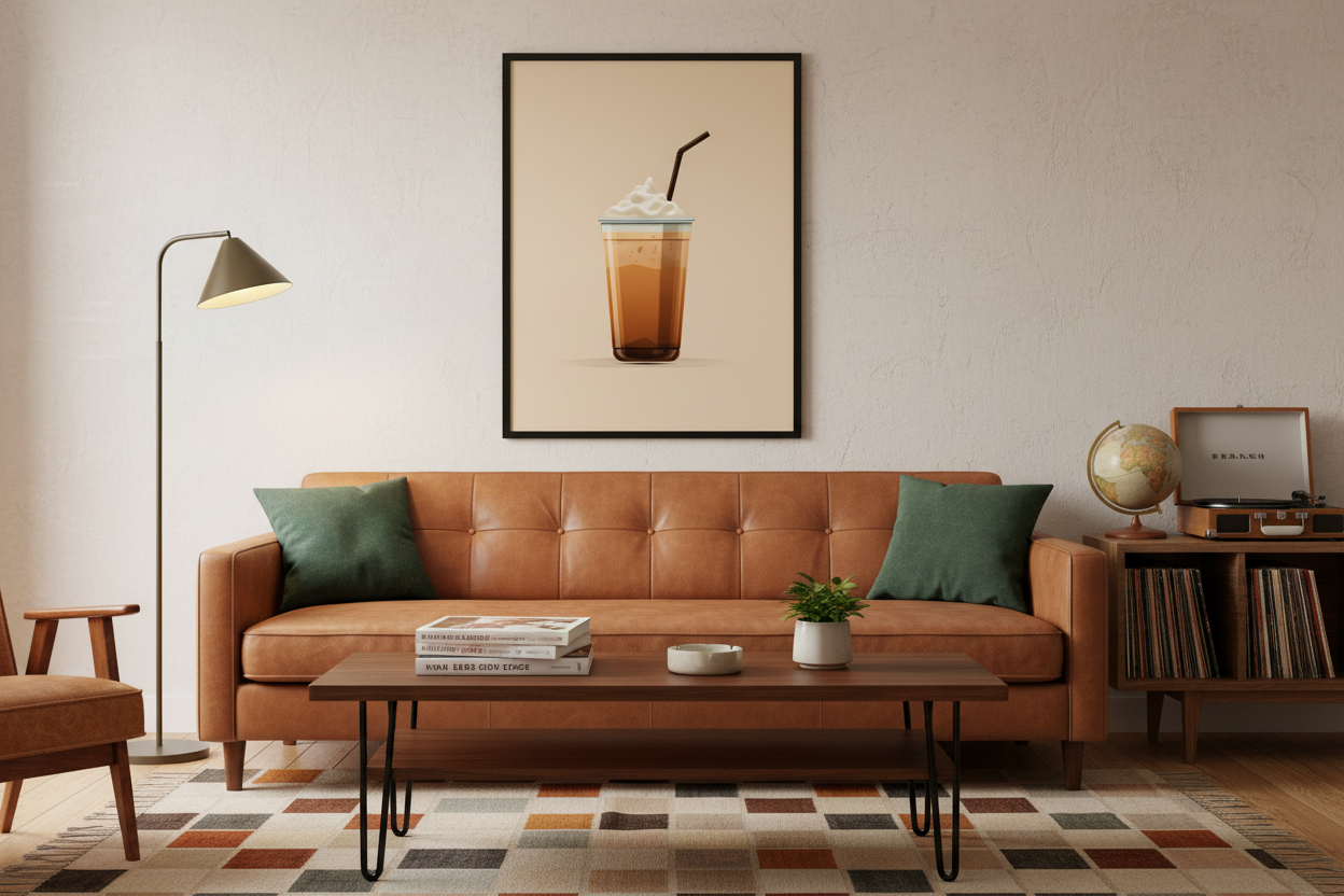 Kaffe Plakat 110 i stue