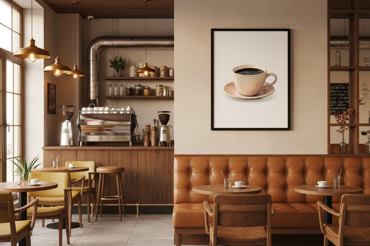 Kaffe Plakat 111 i cafe