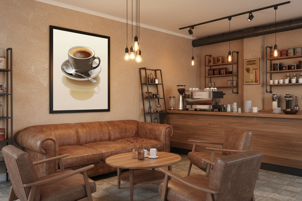 Kaffe Plakat 112 i cafe