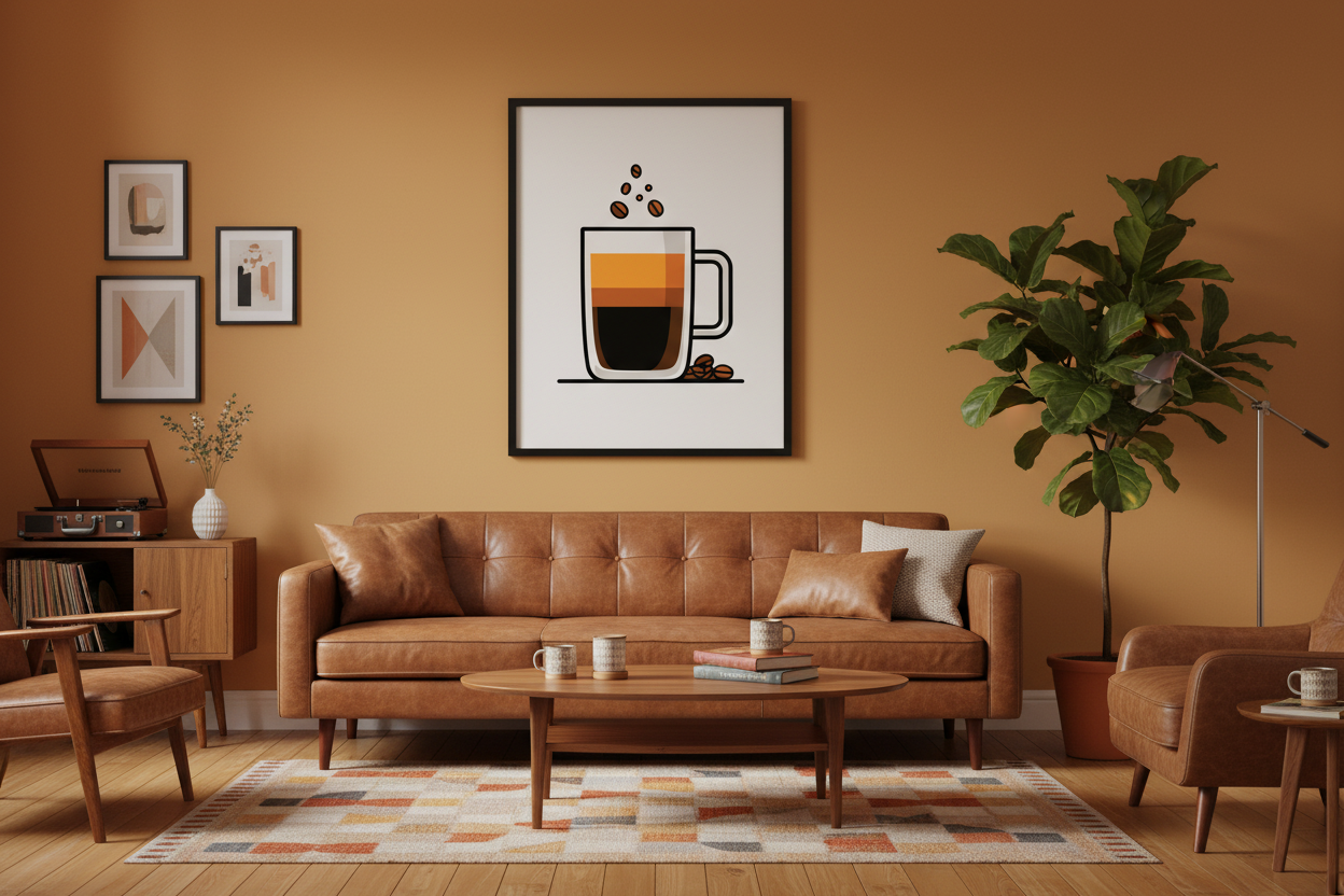 Kaffe Plakat 113 i stue