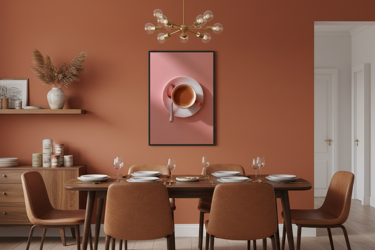 Kaffe Plakat 52 i spisestue