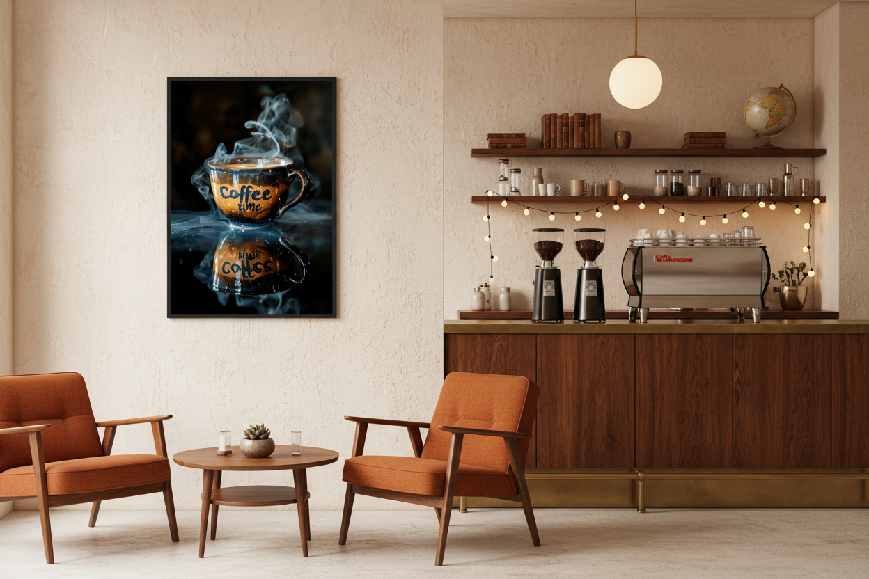 Kaffe Plakat 54 i cafe