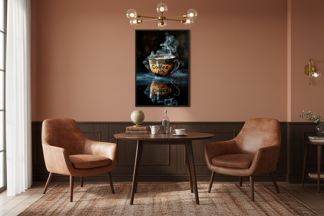 Kaffe Plakat 54 i spisestue