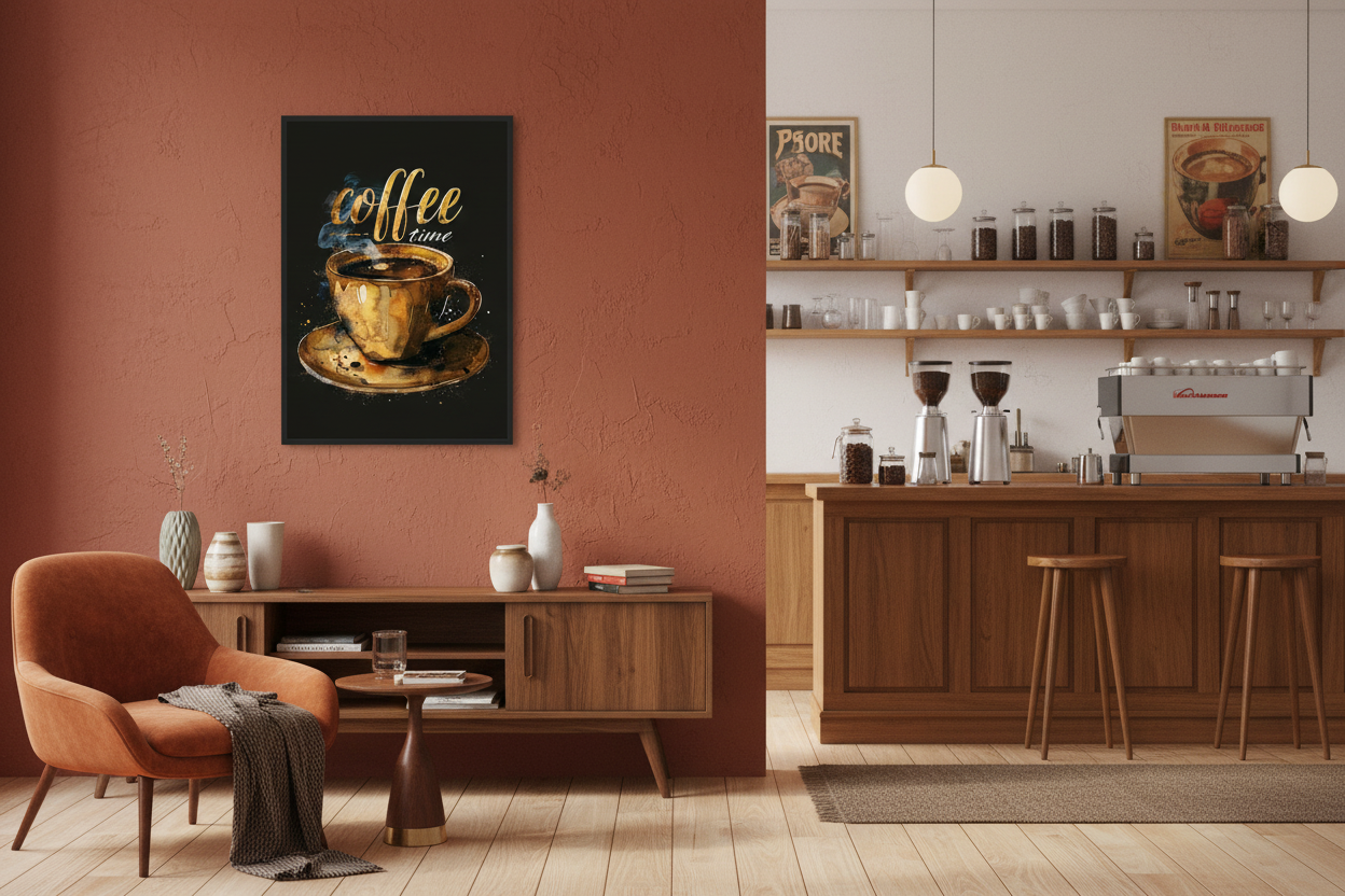 Kaffe Plakat 56 i cafe