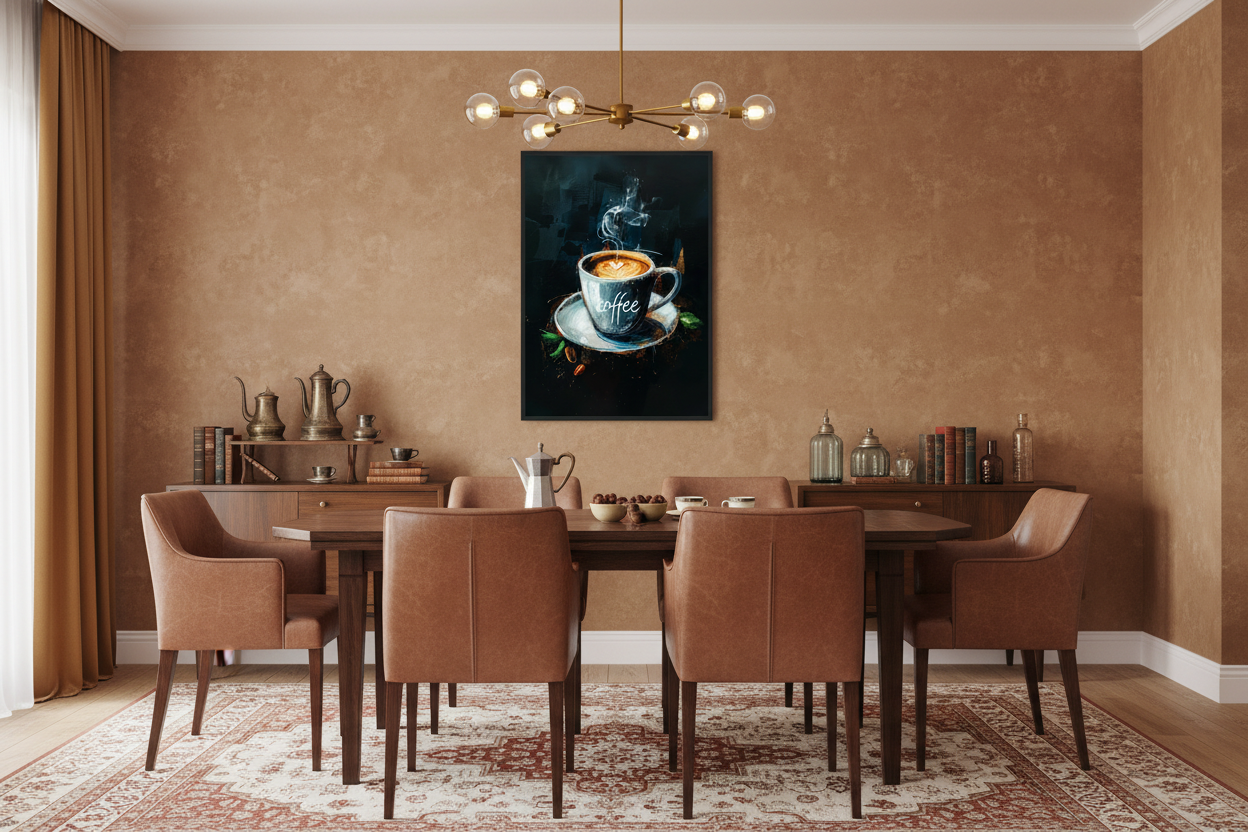 Kaffe Plakat 57 i spisestue