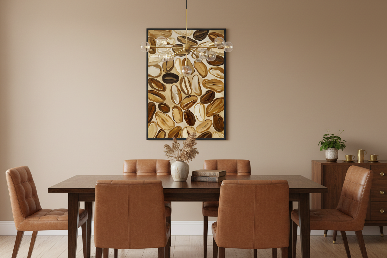 Kaffe Plakat 64 i spisestue