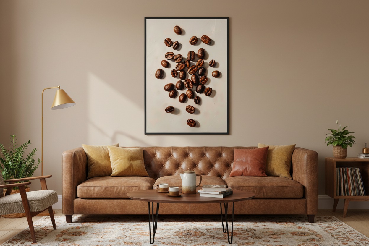 Kaffe Plakat 65 i stue