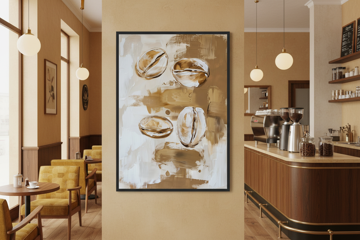 Kaffe Plakat 66 i cafe