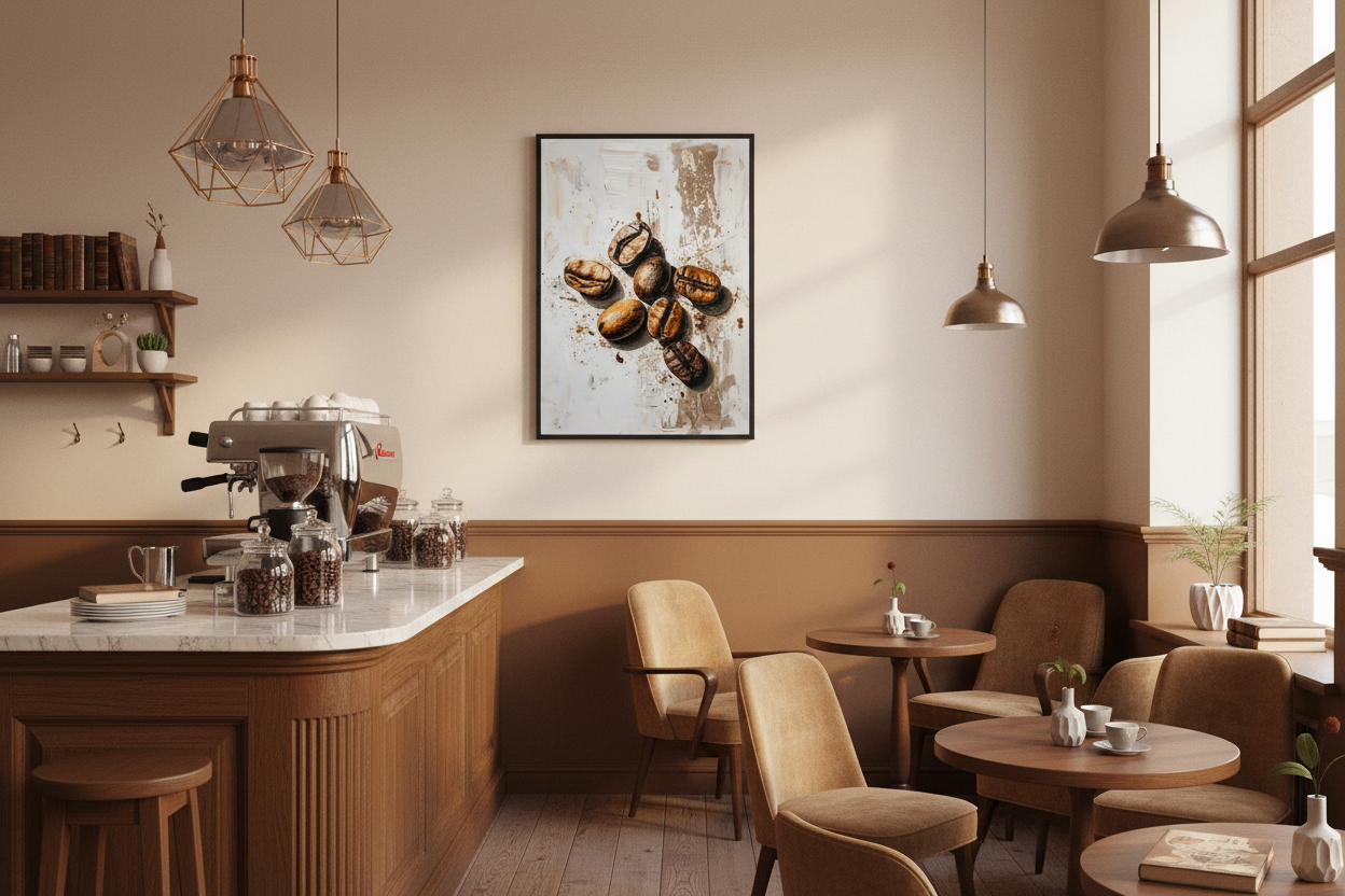 Kaffe Plakat 67 i cafe