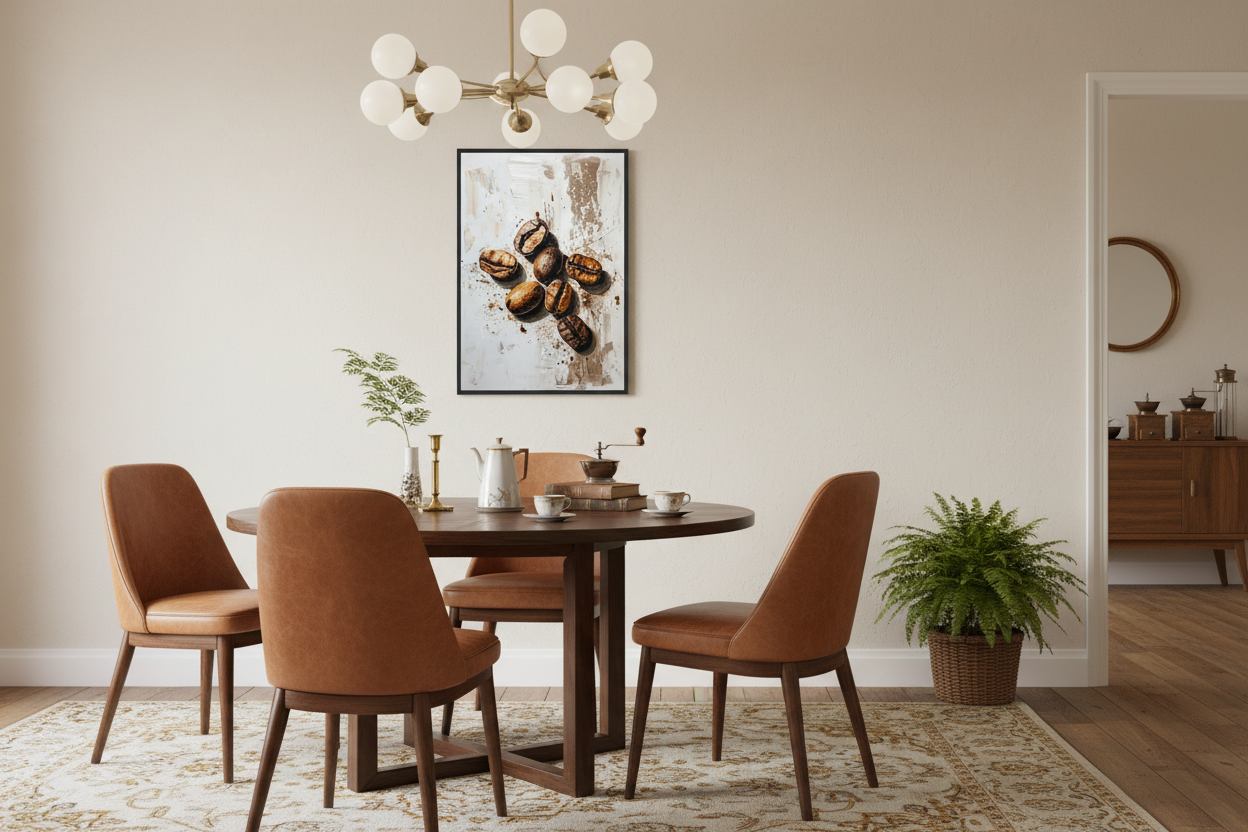 Kaffe Plakat 67 i spisestue