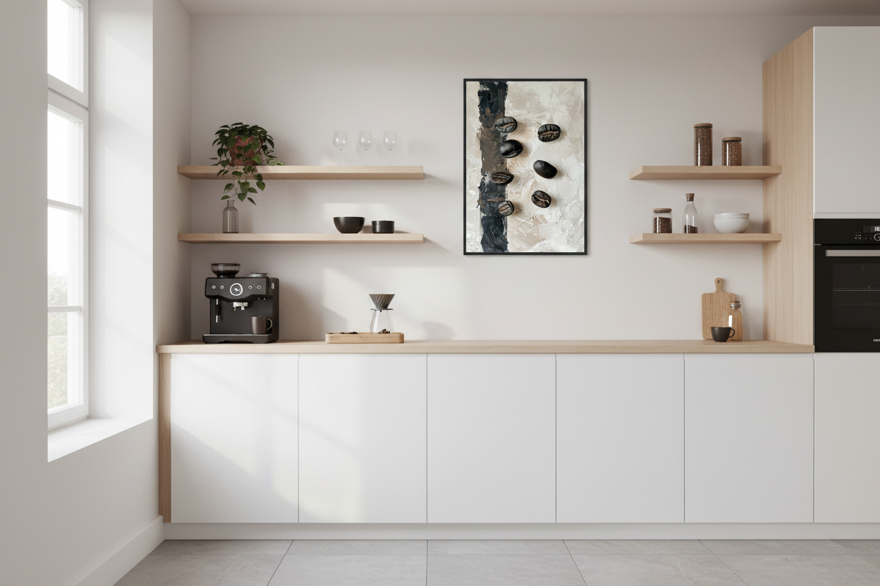 Kaffe Plakat 68 i køkken