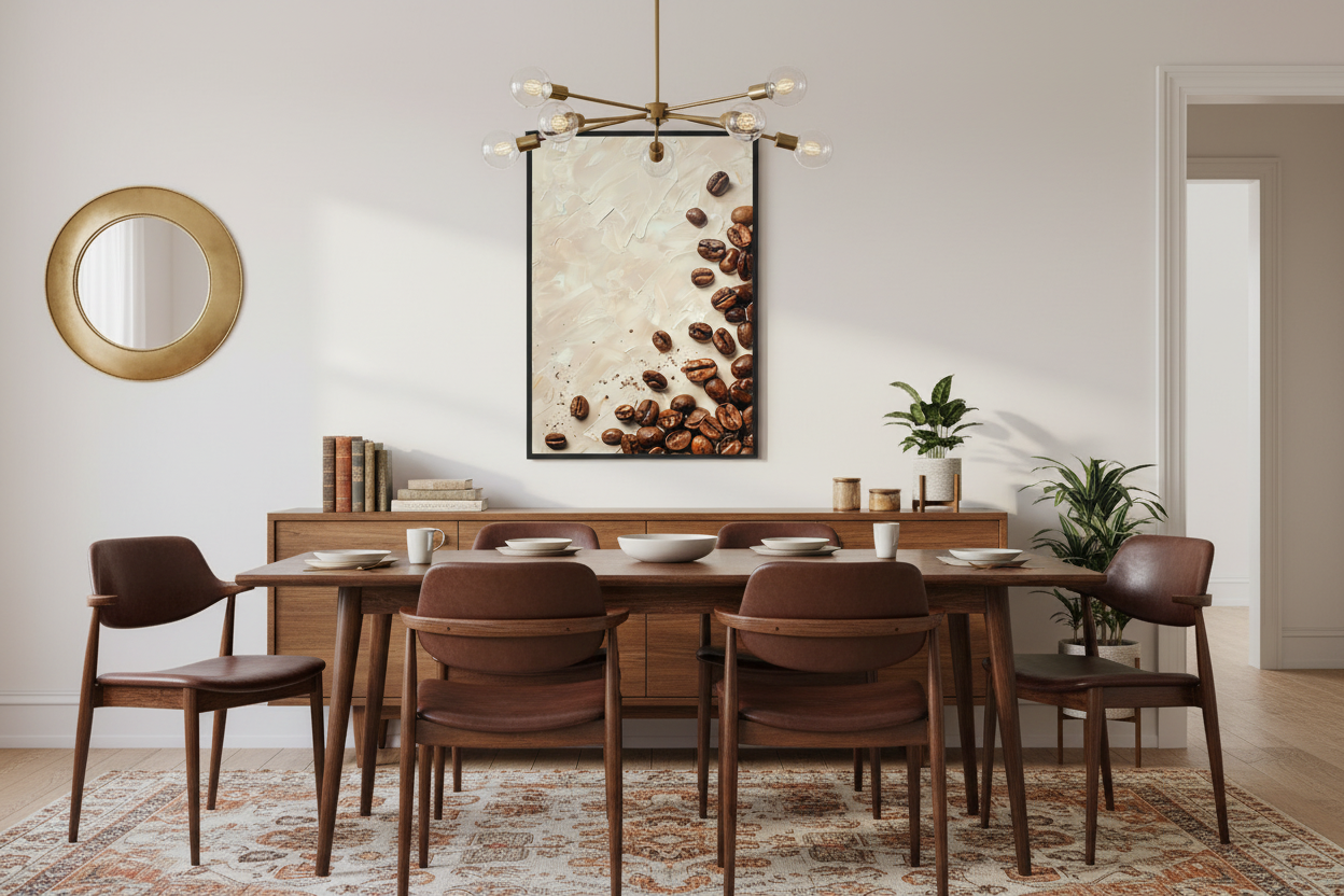 Kaffe Plakat 69 i spisestue