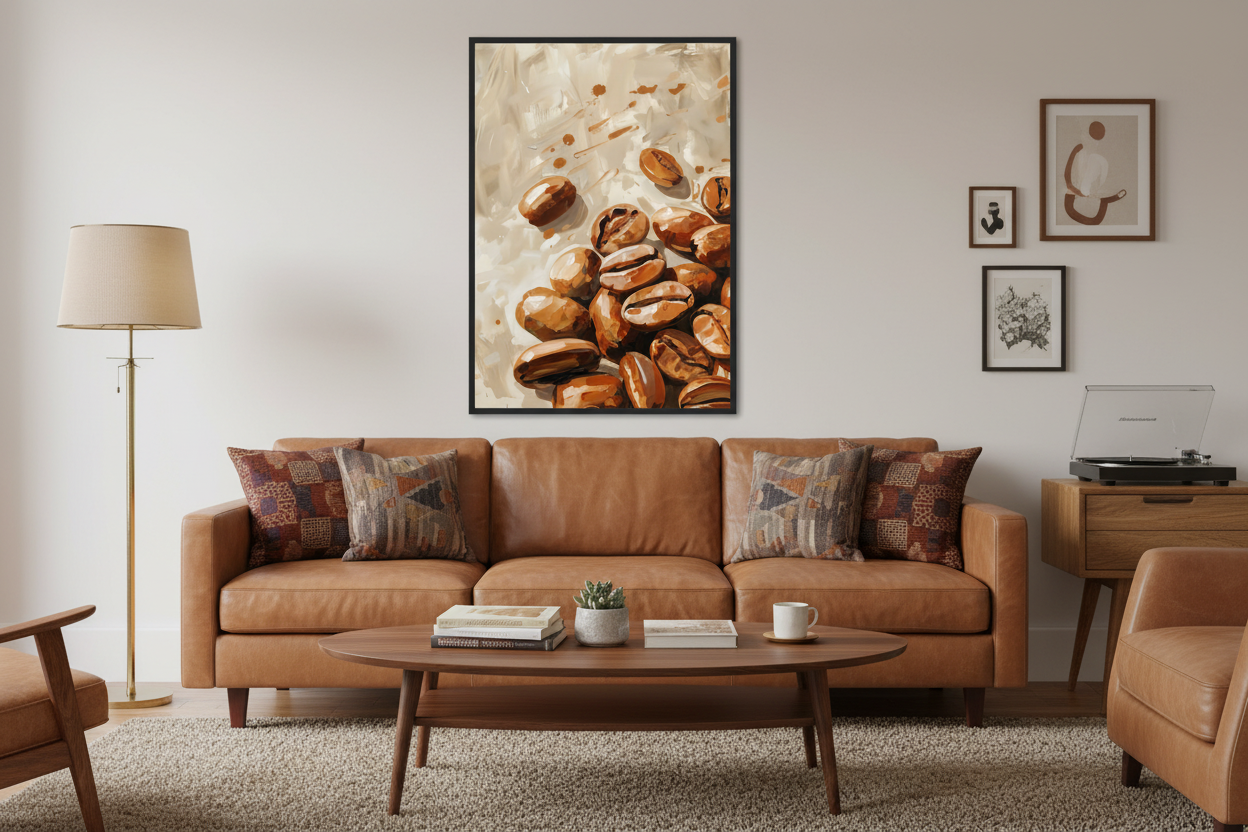 Kaffe Plakat 70 i stue