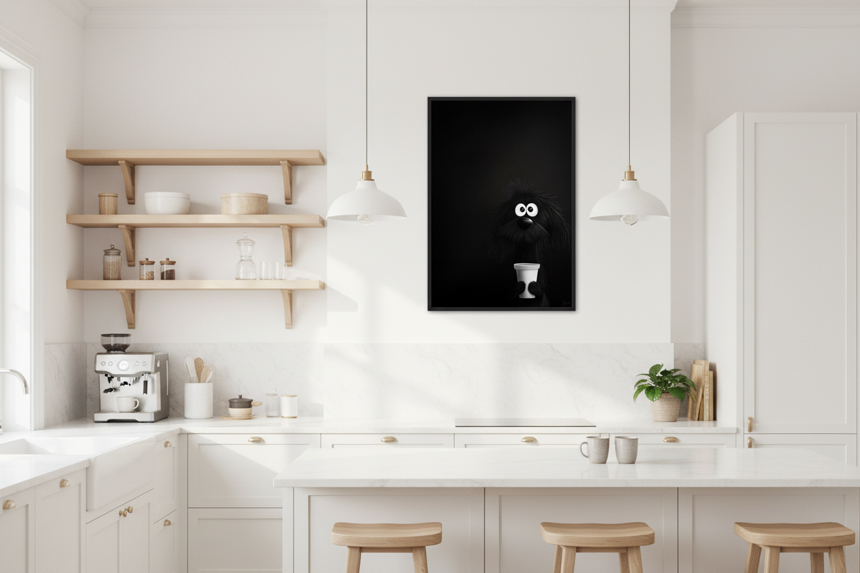 Kaffe Plakat 74 i køkken