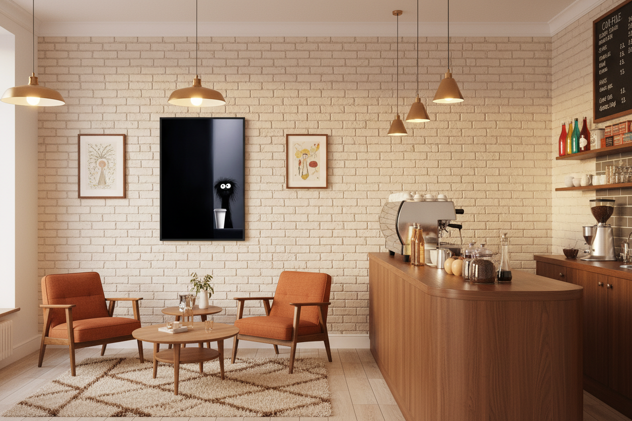 Kaffe Plakat 76 i cafe