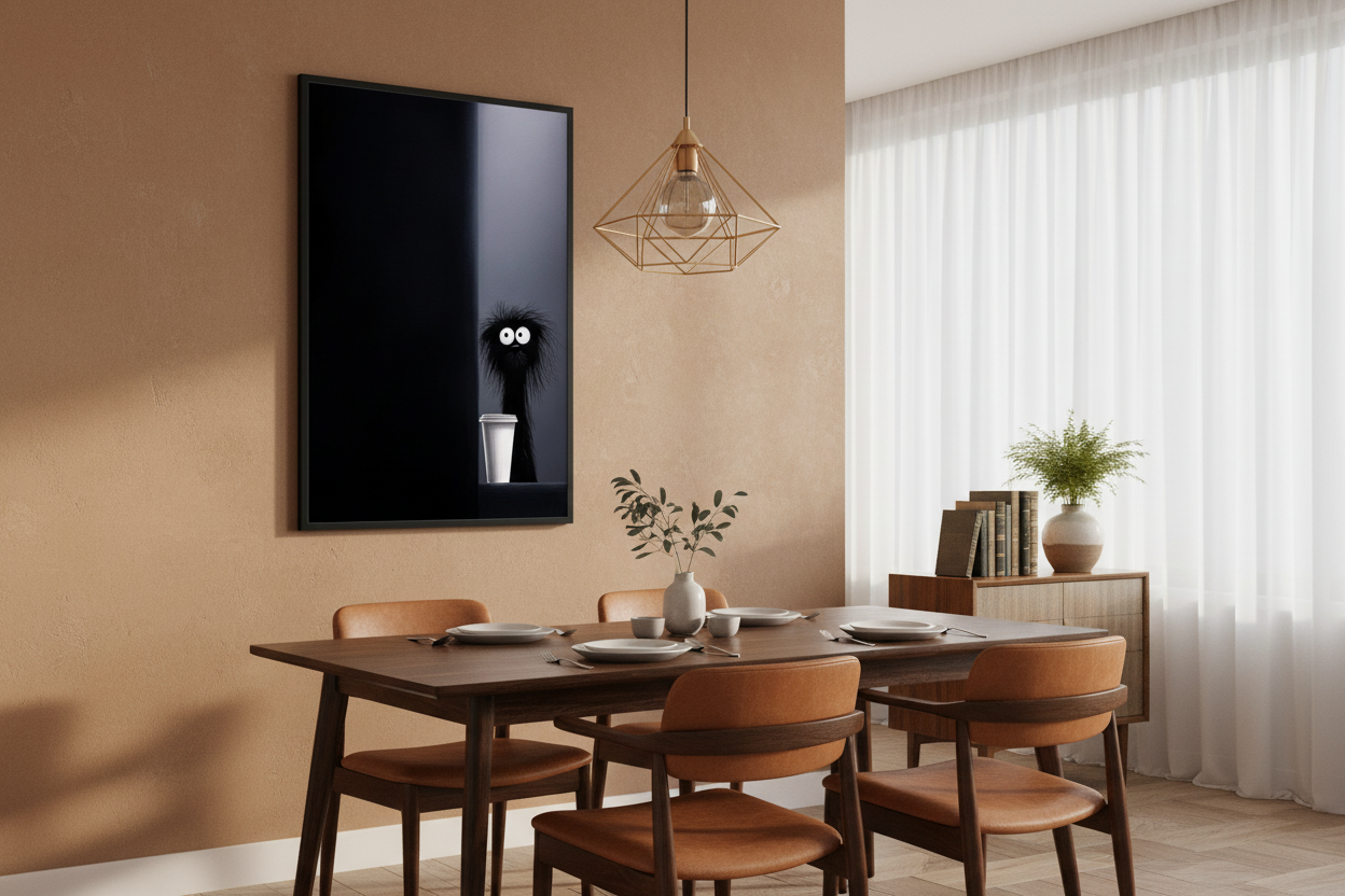 Kaffe Plakat 76 i spisestue