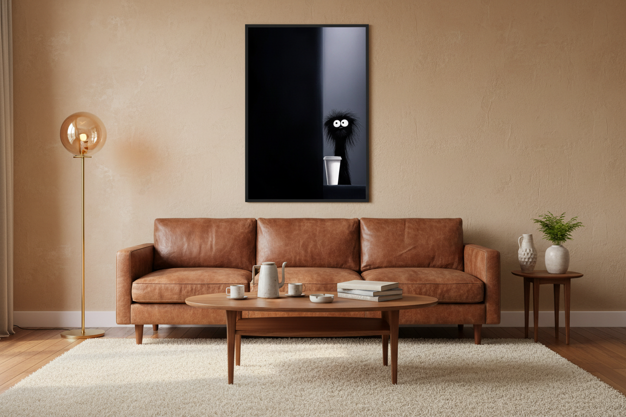 Kaffe Plakat 76 i stue