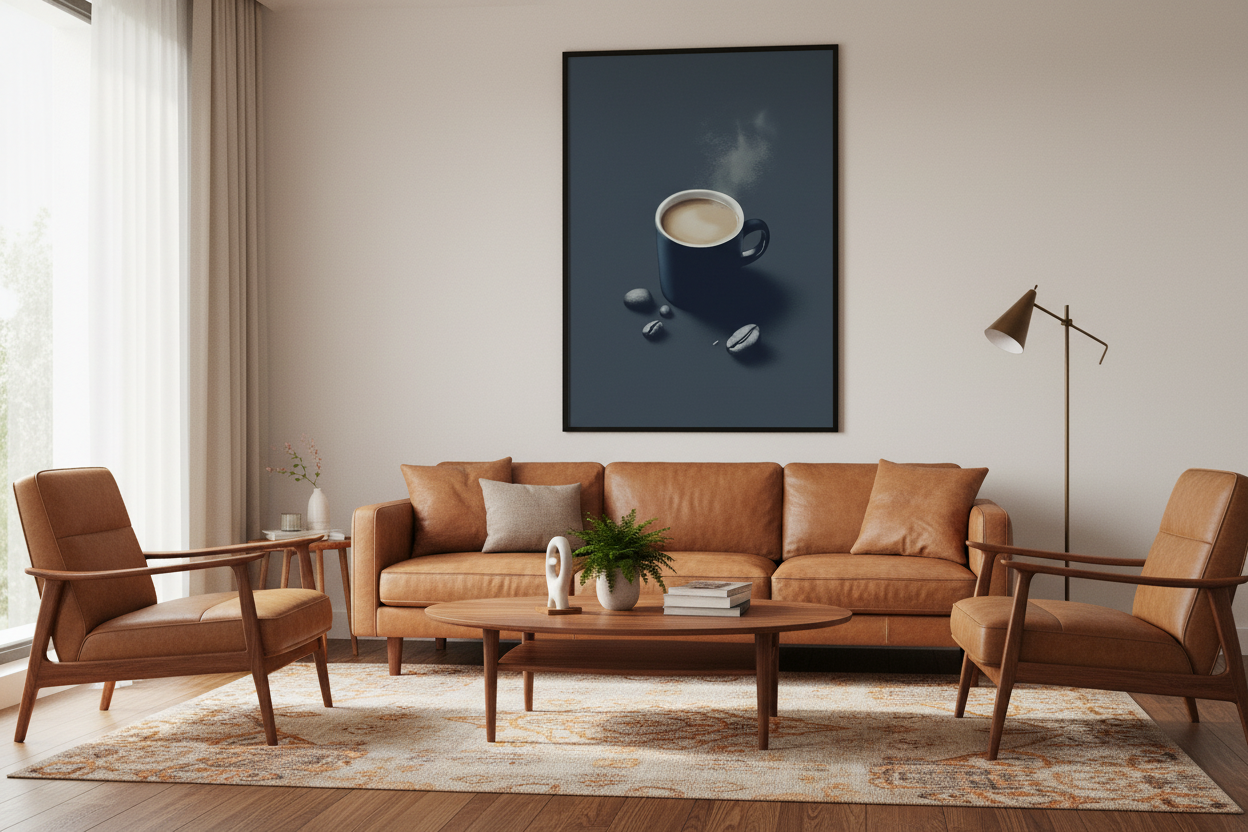 Kaffe Plakat 84 i stue