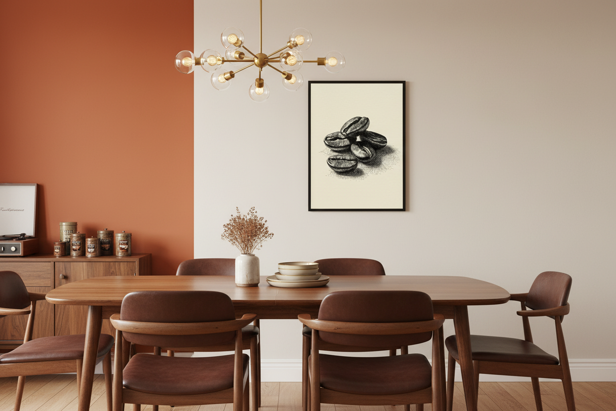 Kaffe Plakat 89 i spisestue