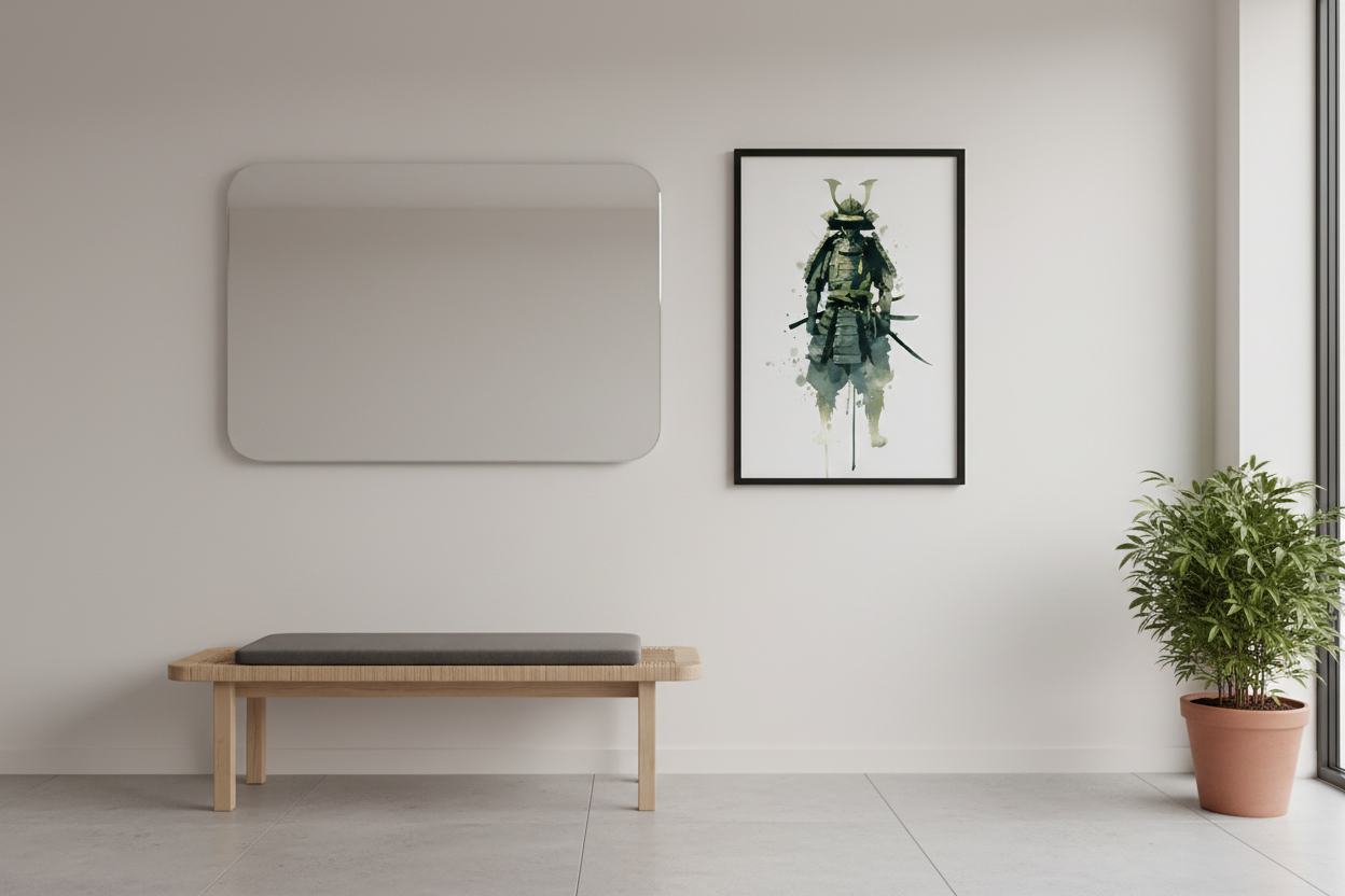 Nordisk entré med japansk plakat