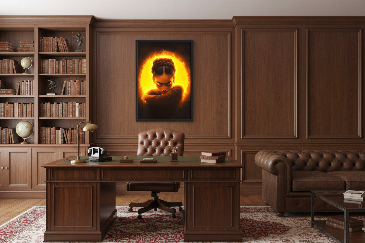 Portræt Plakat 96 i kontor 1960'erne