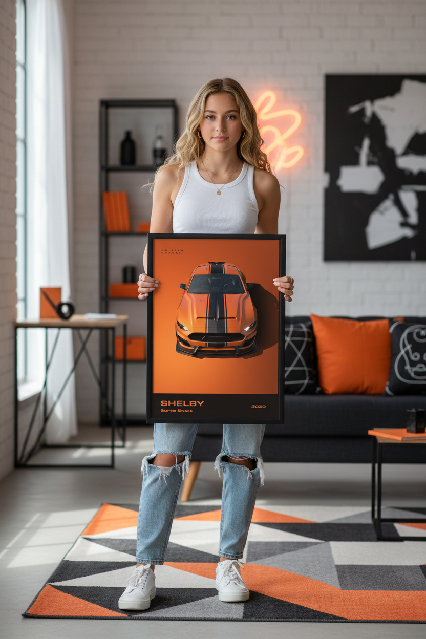 Shelby Super Snake plakat lifestyle med teenage pige