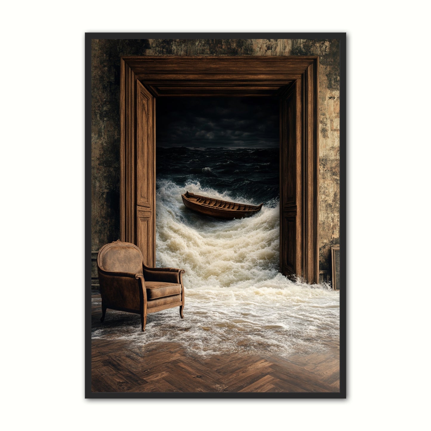 Surrealistisk Plakat 1 - Det Stormfulde Rum
