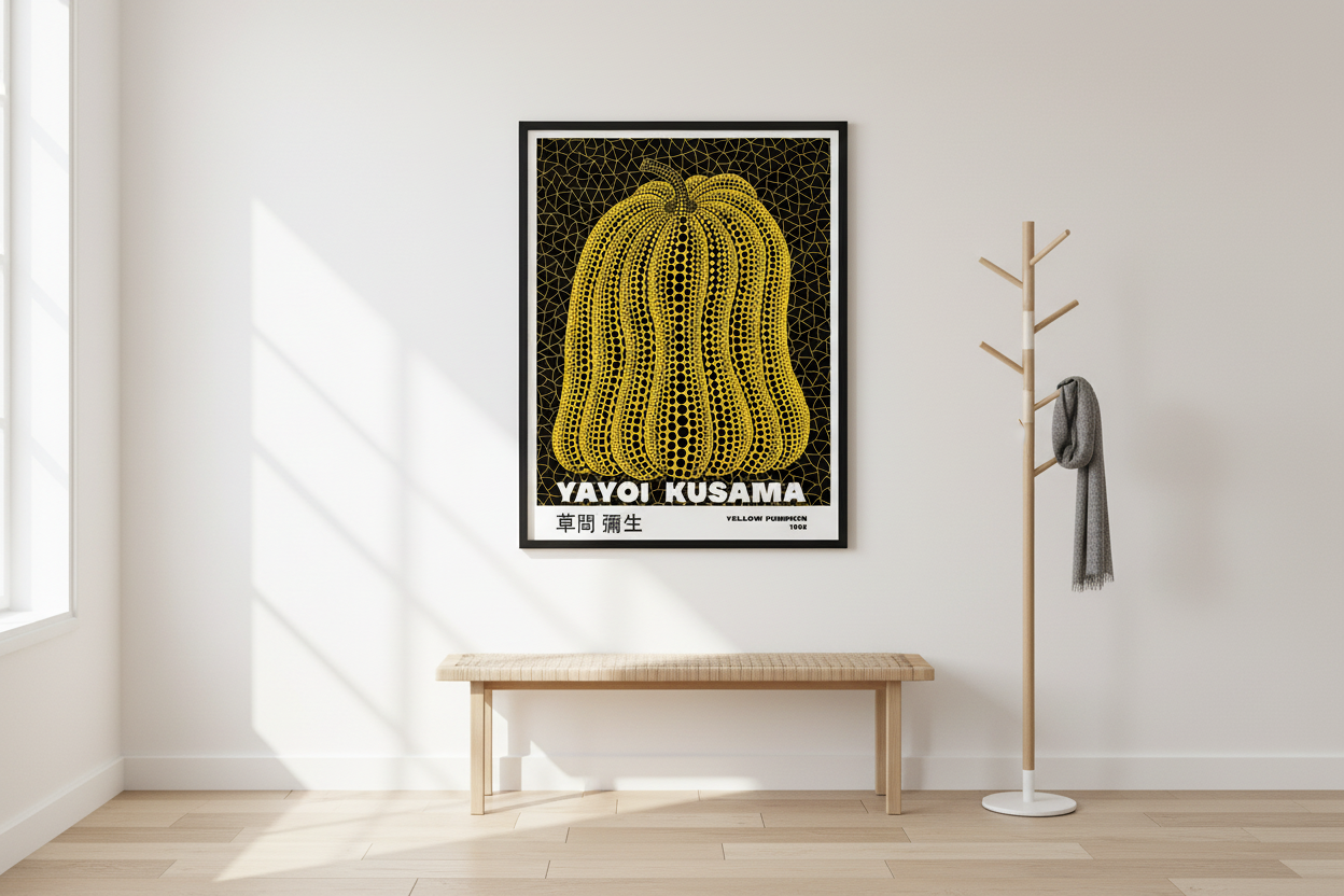 Yayoi Kusama Plakat 21 i nordisk entré